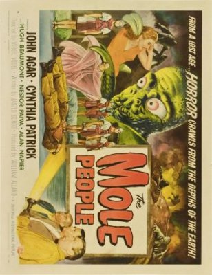 The Mole People movie poster (1956) pillow