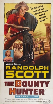 The Bounty Hunter movie poster (1954) wood print