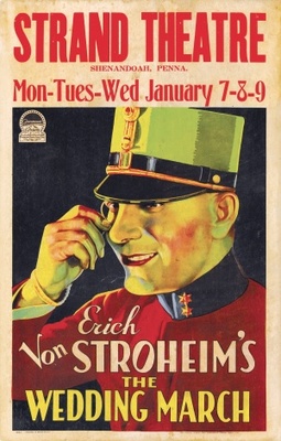 The Wedding March movie poster (1928) canvas poster