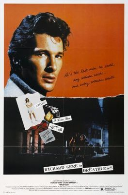 Breathless movie poster (1983) tote bag