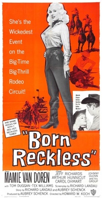 Born Reckless movie poster (1958) t-shirt