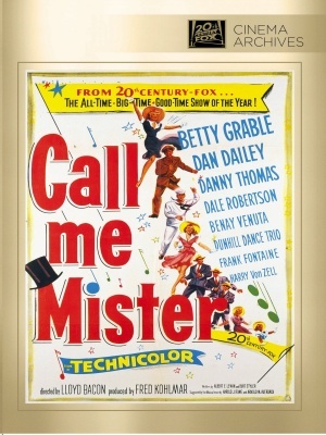 Call Me Mister movie poster (1951) metal framed poster