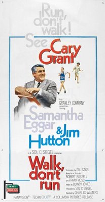 Walk Don't Run movie poster (1966) canvas poster