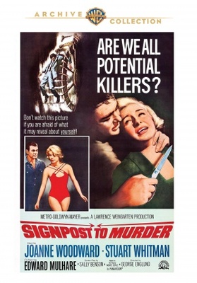 Signpost to Murder movie poster (1964) pillow