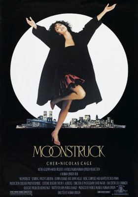 Moonstruck movie poster (1987) canvas poster