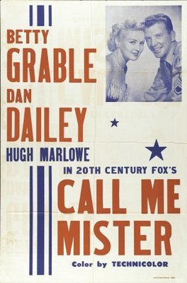 Call Me Mister movie poster (1951) pillow