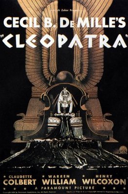 Cleopatra movie poster (1934) poster with hanger