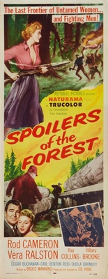 Spoilers of the Forest movie poster (1957) poster with hanger