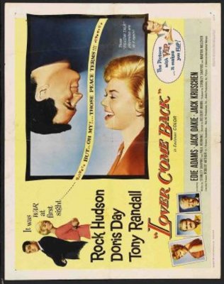Lover Come Back movie poster (1961) metal framed poster