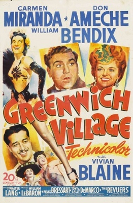 Greenwich Village movie poster (1944) mouse pad