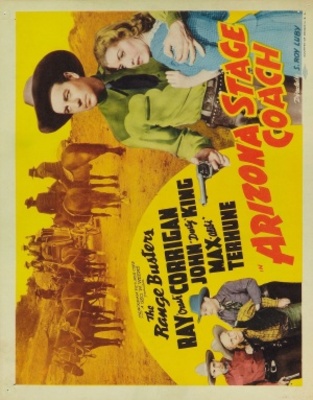 Arizona Stage Coach movie poster (1942) wood print