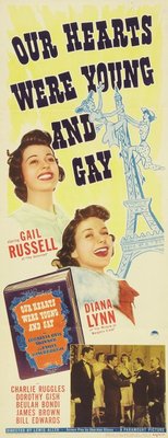 Our Hearts Were Young and Gay movie poster (1944) wood print