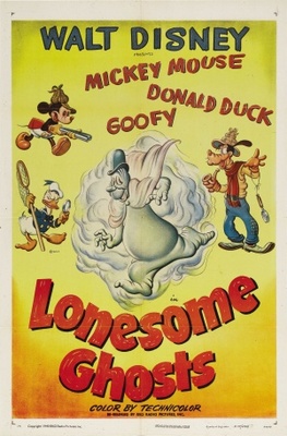 Lonesome Ghosts movie poster (1937) metal framed poster