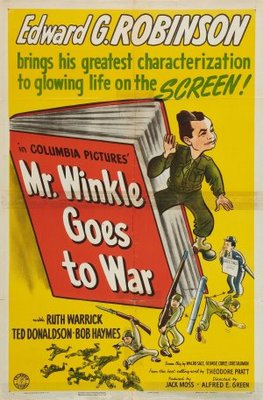 Mr. Winkle Goes to War movie poster (1944) canvas poster