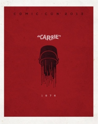 Carrie movie poster (1976) wood print