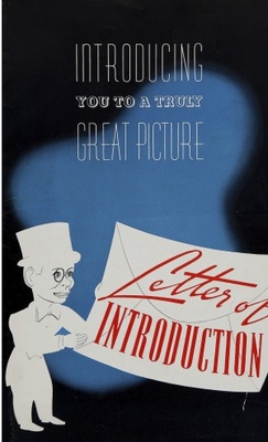 Letter of Introduction movie poster (1938) metal framed poster