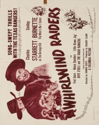 Whirlwind Raiders movie poster (1948) canvas poster