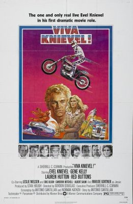 Viva Knievel! movie poster (1977) metal framed poster