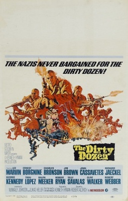 The Dirty Dozen movie poster (1967) tote bag