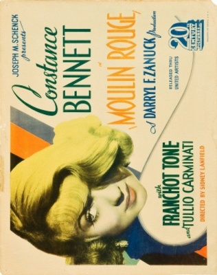 Moulin Rouge movie poster (1934) metal framed poster
