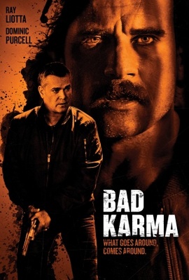 Bad Karma movie poster (2011) wooden framed poster