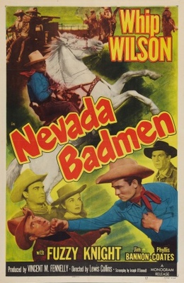 Nevada Badmen movie poster (1951) poster with hanger