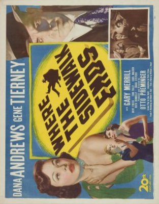 Where the Sidewalk Ends movie poster (1950) Poster MOV_ebf2eb90