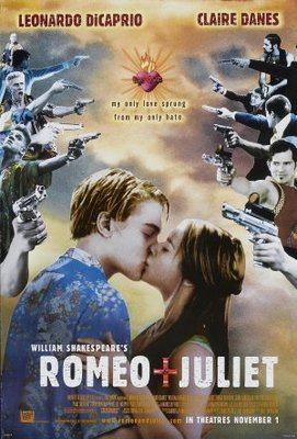 Romeo And Juliet movie poster (1996) wooden framed poster