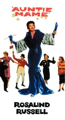 Auntie Mame movie poster (1958) wood print