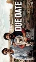 Due Date movie poster (2010) t-shirt #697569