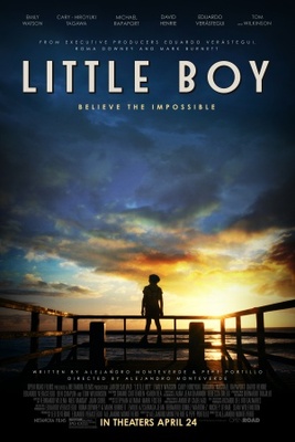 Little Boy movie poster (2015) wood print