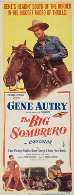 The Big Sombrero movie poster (1949) canvas poster