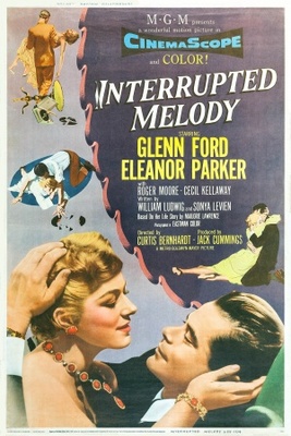 Interrupted Melody movie poster (1955) metal framed poster