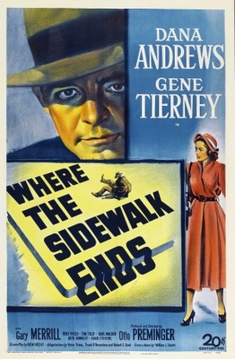 Where the Sidewalk Ends movie poster (1950) Poster MOV_ec8bb38c