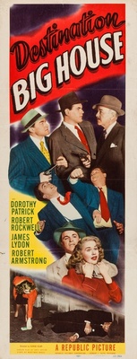 Destination Big House movie poster (1950) metal framed poster