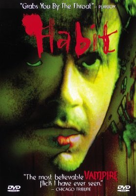 Habit movie poster (1996) wood print