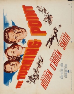 The Turning Point movie poster (1952) pillow