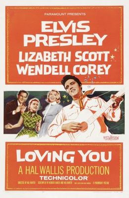 Loving You movie poster (1957) metal framed poster