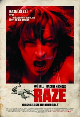 Raze movie poster (2012) wooden framed poster