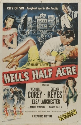 Hell's Half Acre movie poster (1954) poster with hanger