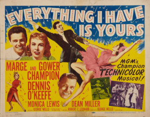 Everything I Have Is Yours movie poster (1952) mug