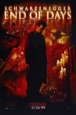 End Of Days movie poster (1999) metal framed poster
