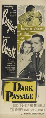 Dark Passage movie poster (1947) Stickers MOV_ed224174