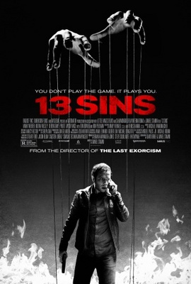13 Sins movie poster (2014) t-shirt