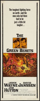 The Green Berets movie poster (1968) canvas poster