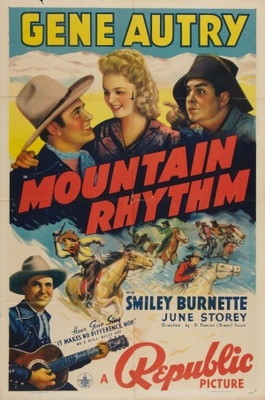 Mountain Rhythm movie poster (1939) poster with hanger