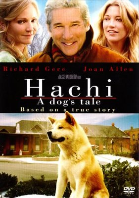 Hachiko: A Dog's Story movie poster (2009) wooden framed poster
