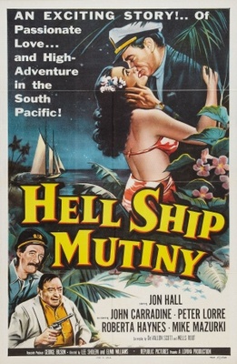 Hell Ship Mutiny movie poster (1957) mug
