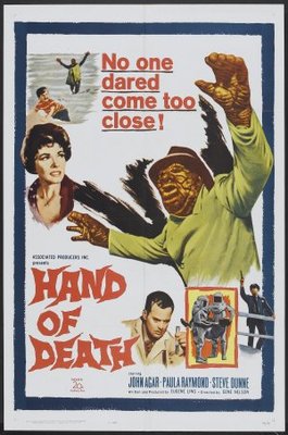 Hand of Death movie poster (1962) tote bag