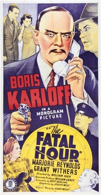 The Fatal Hour movie poster (1940) wood print